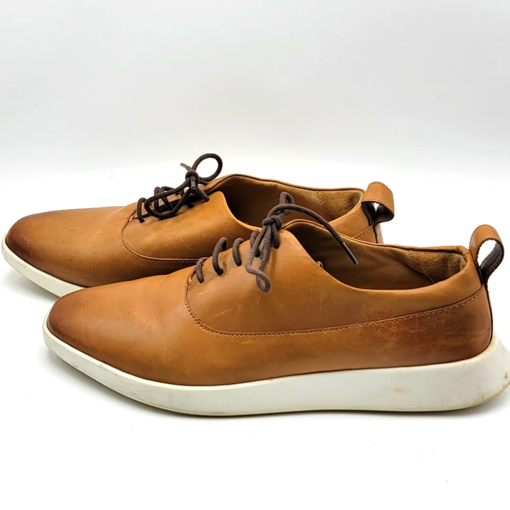 EXPRESS Men's Tan Leather Casual Shoes SIZE 9‎ #1527